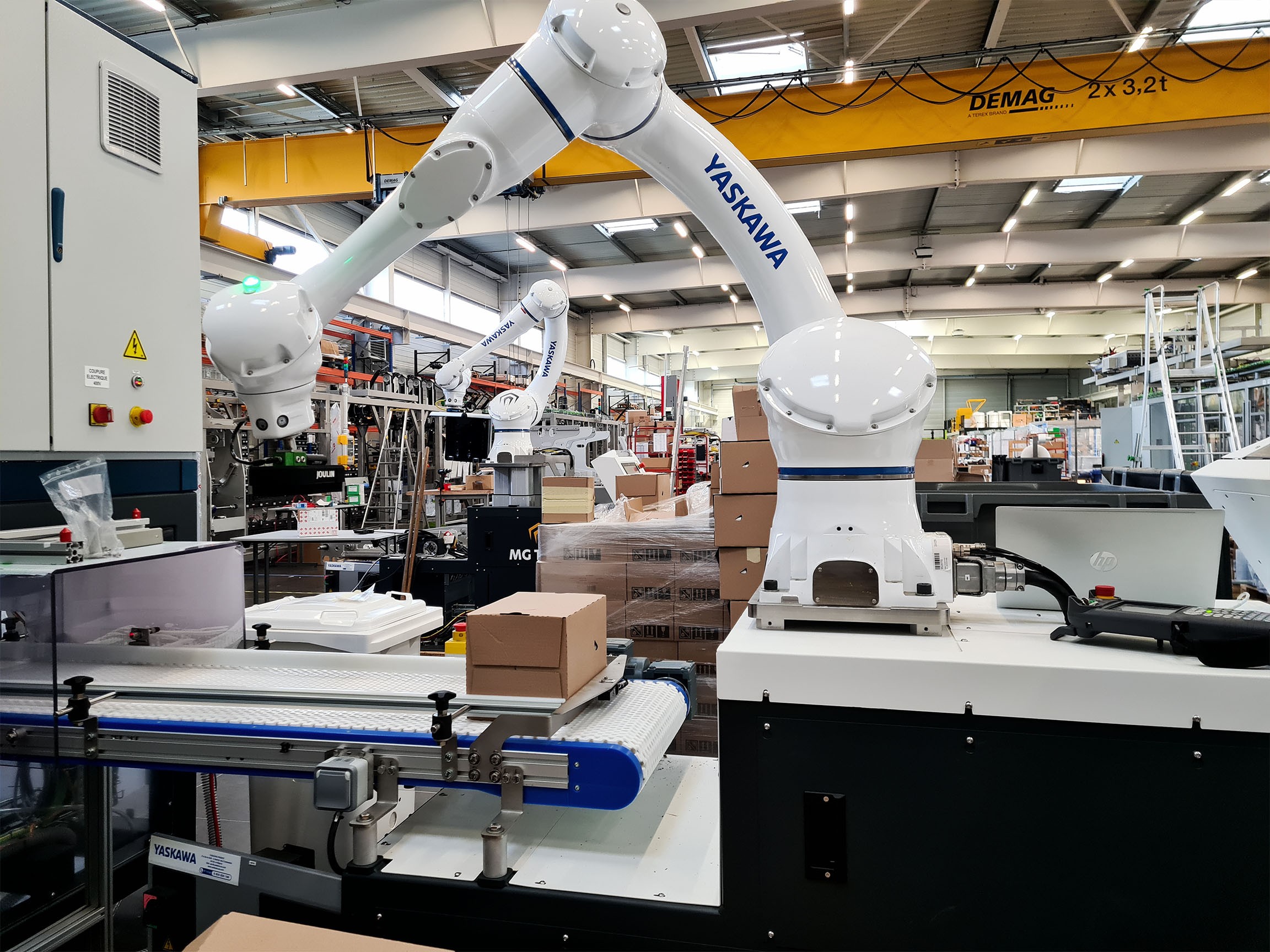 Paletizador cobot MG Tech