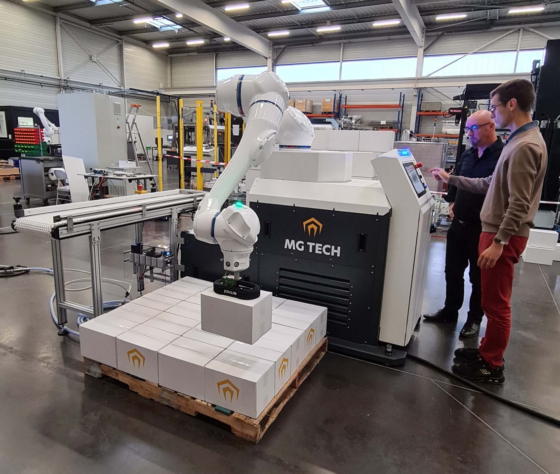 Palettiseur cobot MG TECH